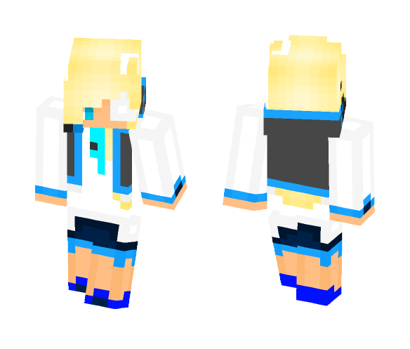 Legit Blue Sni[z - Female Minecraft Skins - image 1