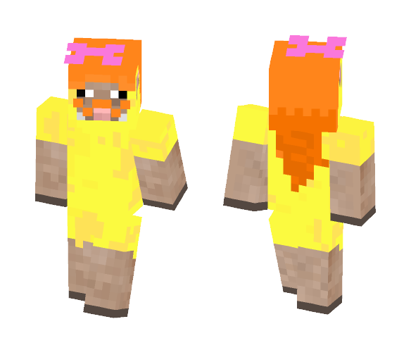 Yellow Sheep Blue Sheep - Female Minecraft Skins - image 1