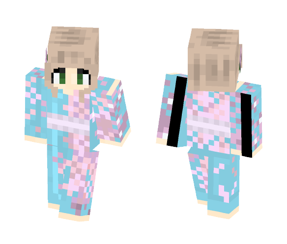 Kimono, Japanese pmc contest - Female Minecraft Skins - image 1