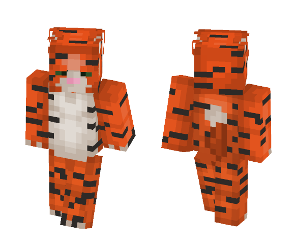tiger skin for minecraft