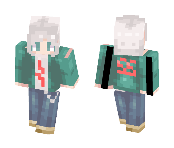 Nagito Komaeda - Danganronpa - Male Minecraft Skins - image 1