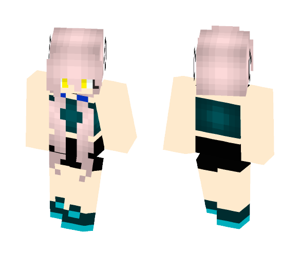 Teenage Punk Wolf Girl - Girl Minecraft Skins - image 1