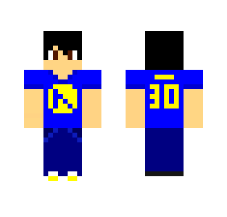 Golden State Warriors Fan #2 - Male Minecraft Skins - image 2