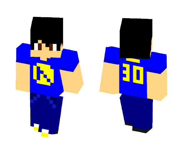 Golden State Warriors Fan #2 - Male Minecraft Skins - image 1