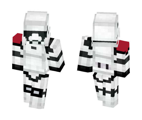 Stormtrooper with Red patch - Male Minecraft Skins - image 1