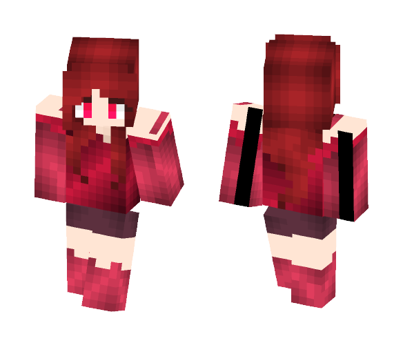 Scarlett Flame - Female Minecraft Skins - image 1