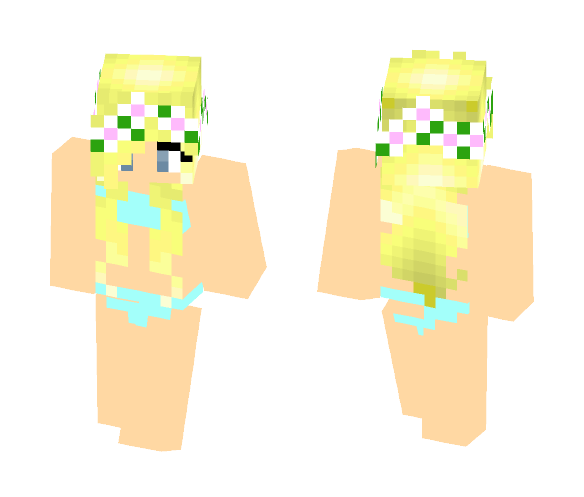 Blonde girl in bikini - Girl Minecraft Skins - image 1