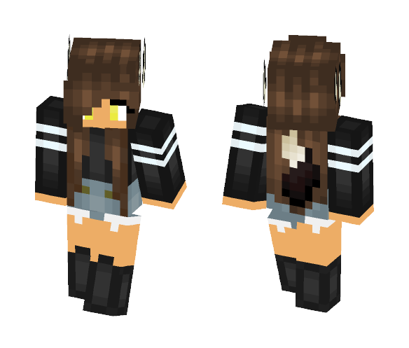 She-Wolf Casual - Female Minecraft Skins - image 1