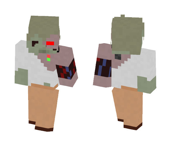 Cyborg Zombie - Male Minecraft Skins - image 1