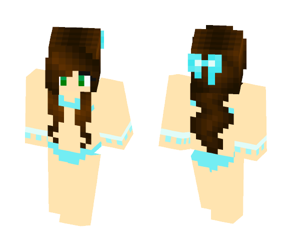 11th doctor female bikini 2.0 - Female Minecraft Skins - image 1