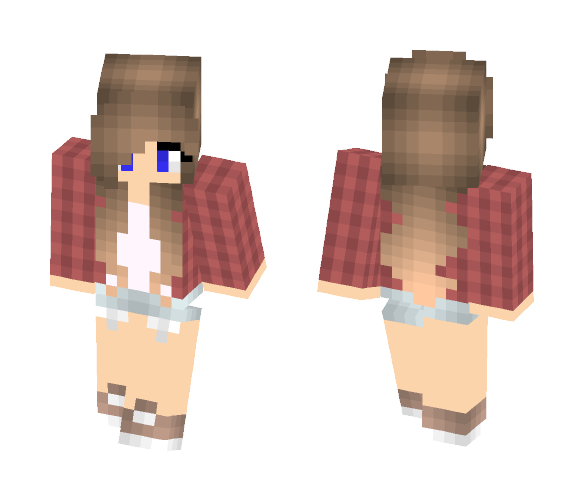 rebelde e fofa - Female Minecraft Skins - image 1