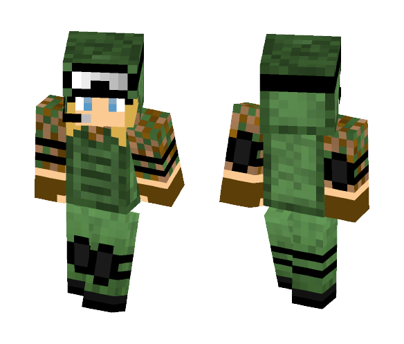 Military woman - Interchangeable Minecraft Skins - image 1