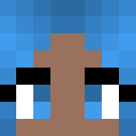 Blue Hair and Cross Shirt #3 - Interchangeable Minecraft Skins - image 3