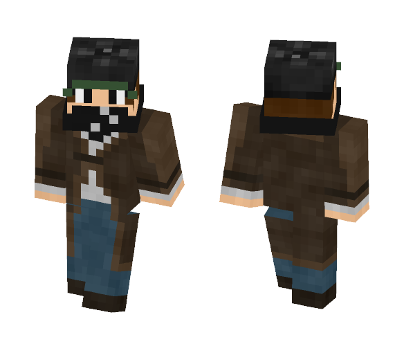 Watch_Dogs Aiden Pearce - Male Minecraft Skins - image 1
