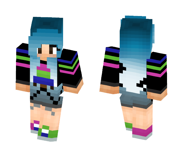 Polysexual girl - Girl Minecraft Skins - image 1