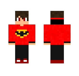 (Red and Black Version) cool guy - Male Minecraft Skins - image 2