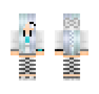 Silver The Gamer - Female Minecraft Skins - image 2