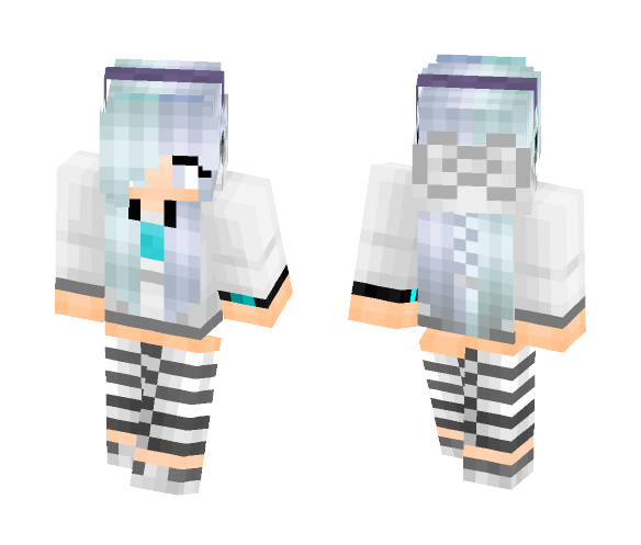 Silver The Gamer - Female Minecraft Skins - image 1