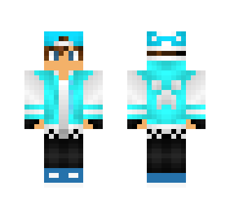 Light Blue Boy With Cap! - Boy Minecraft Skins - image 2