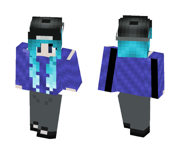 Blueberry Girl - Girl Minecraft Skins - image 1