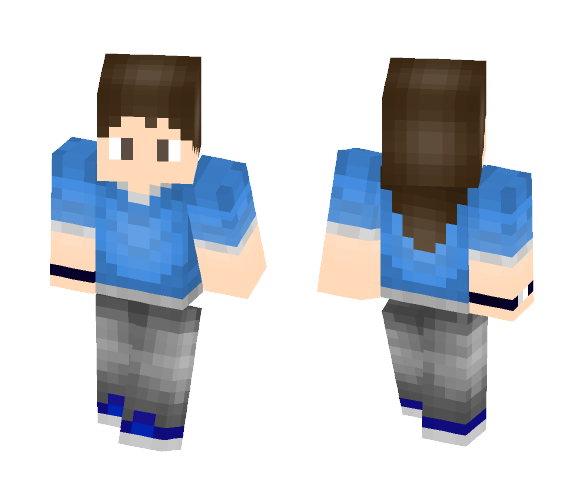 The Voltin [Generic Blue Shirt] - Other Minecraft Skins - image 1