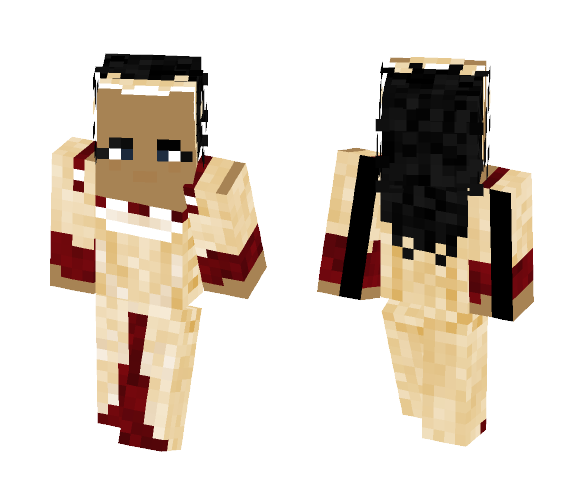 Tudor Gown with French Hood - Female Minecraft Skins - image 1