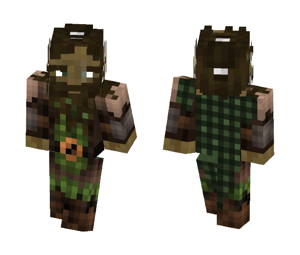 Treebeard Clan Father - Male Minecraft Skins - image 1
