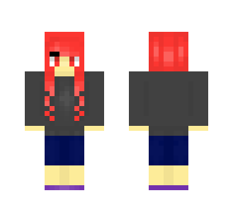 Girl with Red Hair - Color Haired Girls Minecraft Skins - image 2