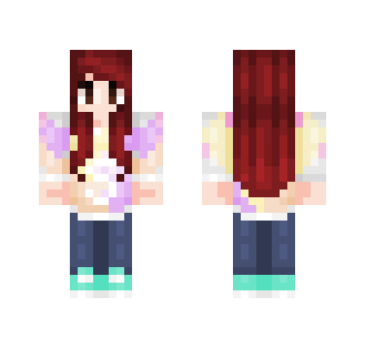 Floral Sweatshirt - Female Minecraft Skins - image 2