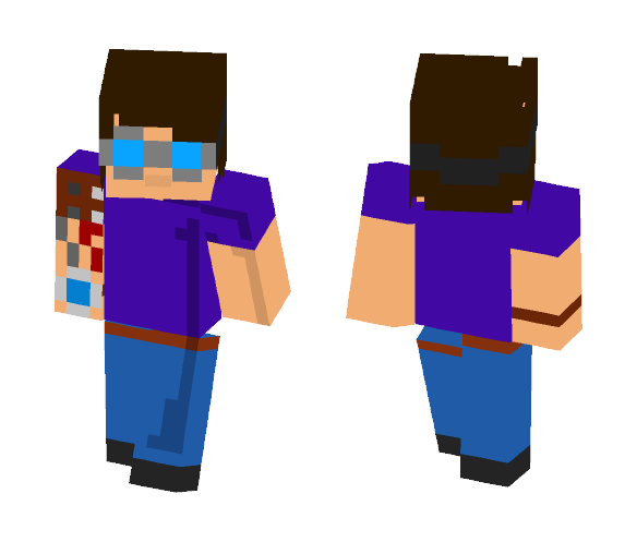 Blue Arc - Male Minecraft Skins - image 1