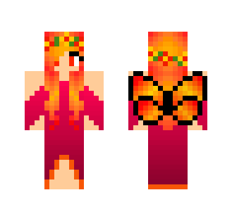 Fire Fairy - Female Minecraft Skins - image 2
