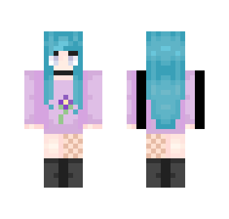 Pastel Goth - Female Minecraft Skins - image 2