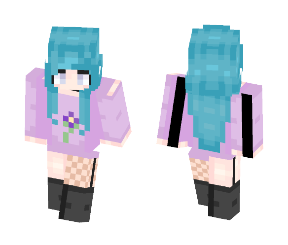 Pastel Goth - Female Minecraft Skins - image 1