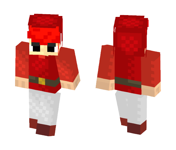 Toon Link Red [TH] - Male Minecraft Skins - image 1