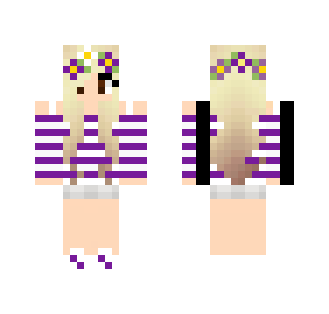 Striped Girl - Girl Minecraft Skins - image 2