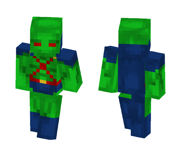 Martian Manhunter - Male Minecraft Skins - image 1