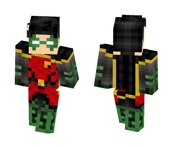 Damian Wayne (Robin) - Male Minecraft Skins - image 1
