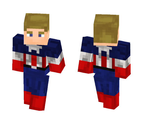 Captain America (Unmasked) - Comics Minecraft Skins - image 1