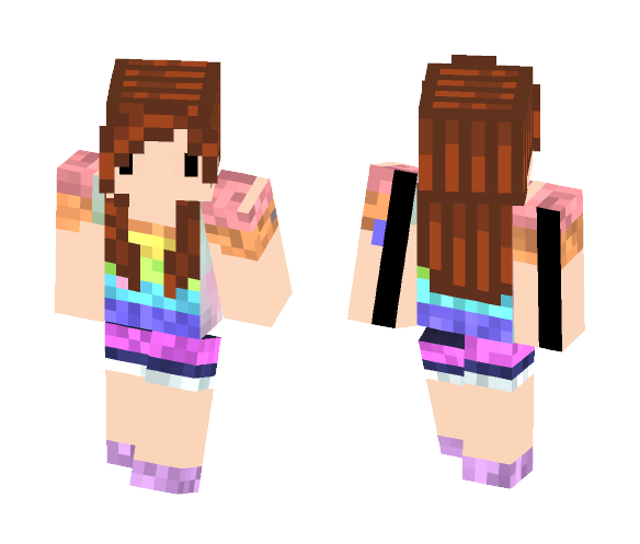 FIRST GIRL SKIN!!!!! - Girl Minecraft Skins - image 1