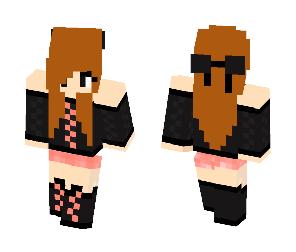Emo Brown - Female Minecraft Skins - image 1