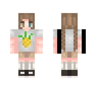 Pineapples & Braids - Female Minecraft Skins - image 2