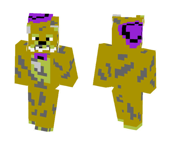 Withered Fredbear - Male Minecraft Skins - image 1