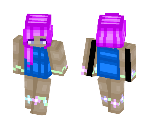 nature girl(´• ω •`)ﾉ死 - Female Minecraft Skins - image 1