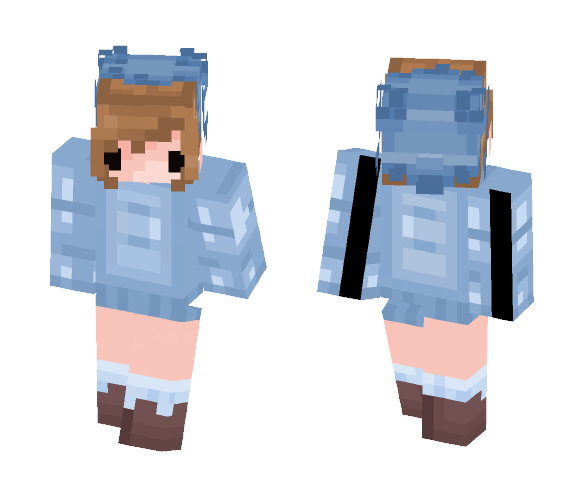 Soft Ocean - Female Minecraft Skins - image 1