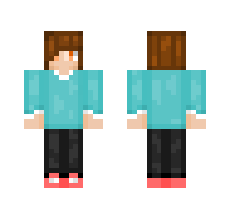 Boy with Blue shirt - Boy Minecraft Skins - image 2
