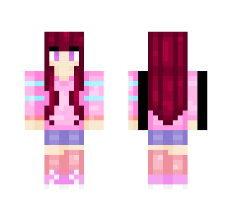 Red haired kawaii skin - Kawaii Minecraft Skins - image 2