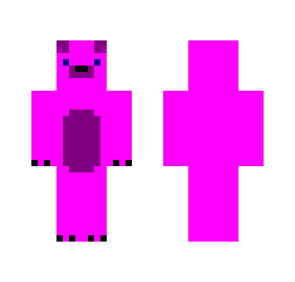 Pink Bear - Female Minecraft Skins - image 2