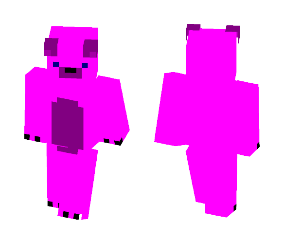 Pink Bear - Female Minecraft Skins - image 1