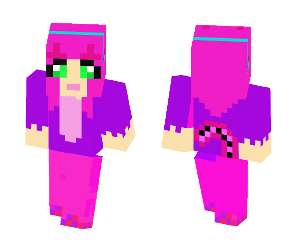 la chica pantera rosa - Female Minecraft Skins - image 1