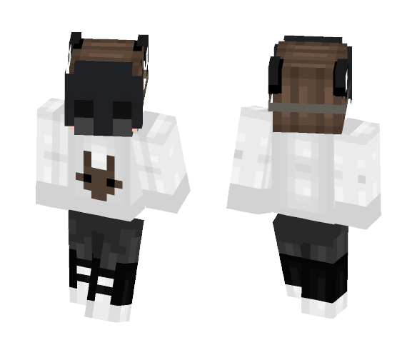 Same skin but a cute little mask x3 - Male Minecraft Skins - image 1